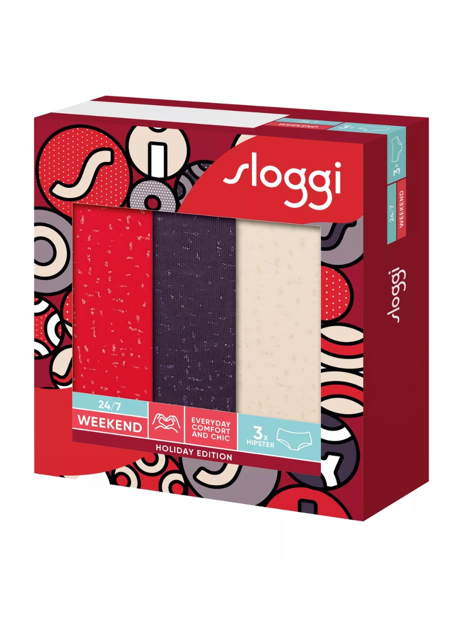 Sloggi Tanga Calzoncillos Bragas 24/7 Fin de Semana 3 PACK 95% Algodón Multipack Lencería - Imagen 54 de 67
