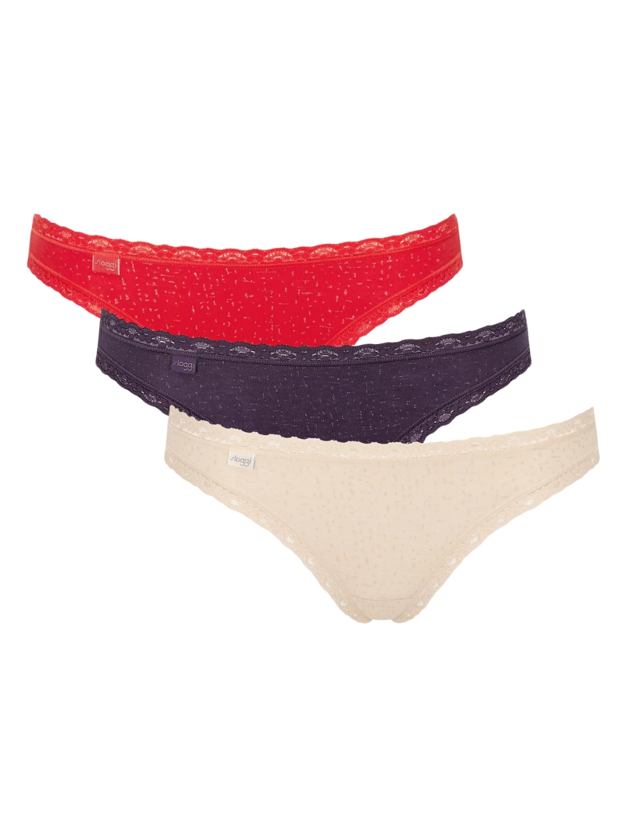 Sloggi Tanga Calzoncillos Bragas 24/7 Fin de Semana 3 PACK 95% Algodón Multipack Lencería - Imagen 47 de 67
