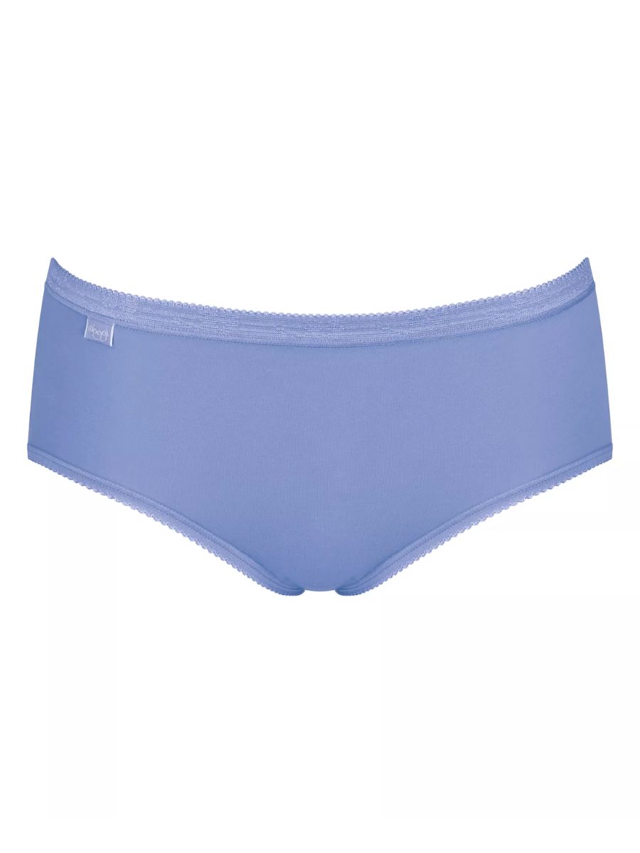 Sloggi MIDI Briefs Knickers Basic+ 4 Pack 95% Cotton Lingerie Mid Rise - Picture 10 of 32