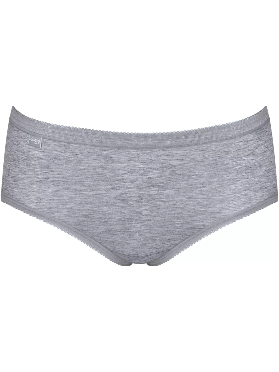 Sloggi MIDI Briefs Knickers Basic+ 4 Pack 95% Cotton Lingerie Mid Rise - Picture 25 of 32