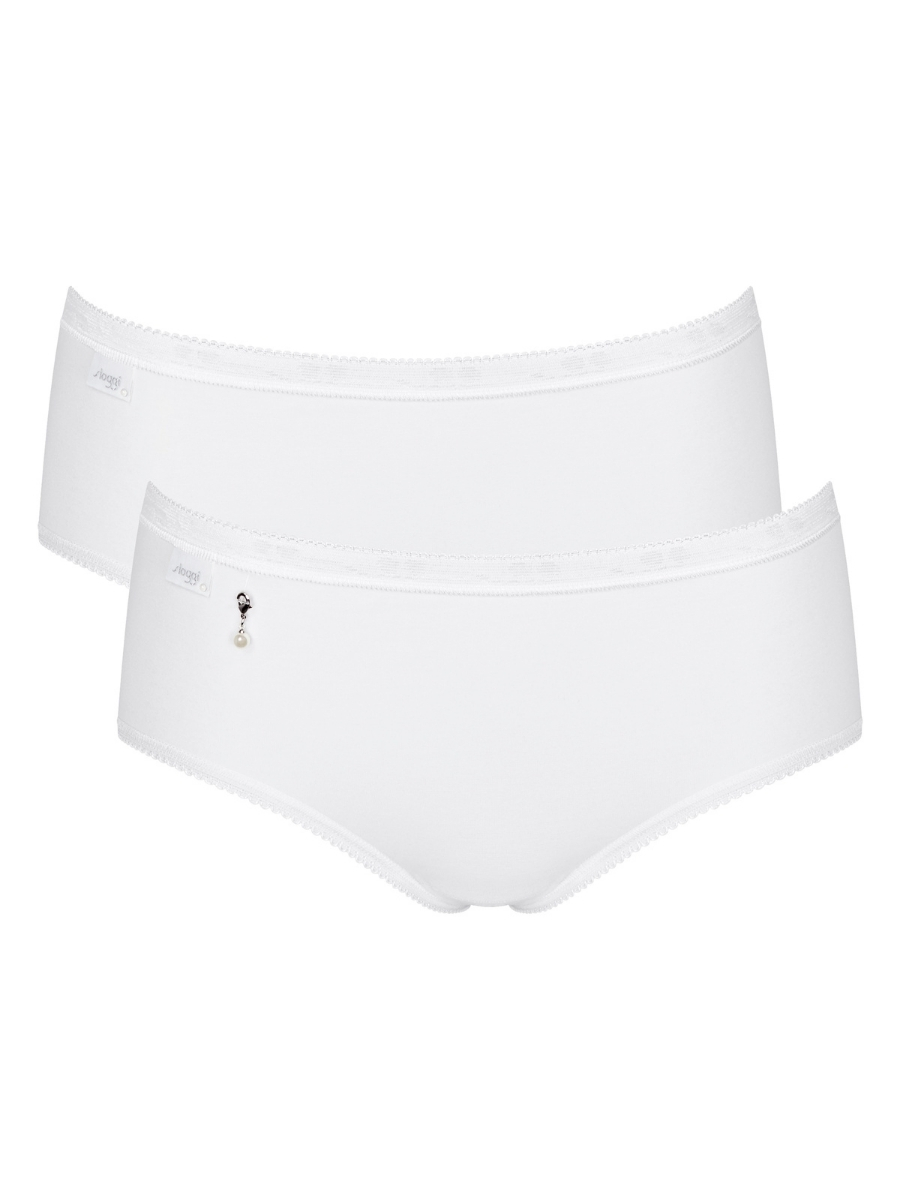 Basic+ Pearl Midi 2 Pack Briefs