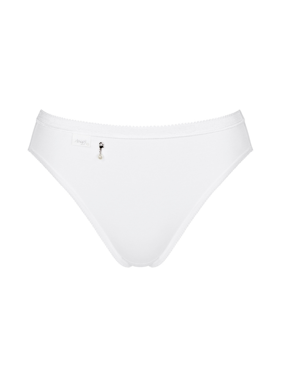 Paquete de 2 calzoncillos Sloggi Tai bragas básicas + calzoncillos 95 % algodón lencería de pierna alta - Imagen 8 de 11