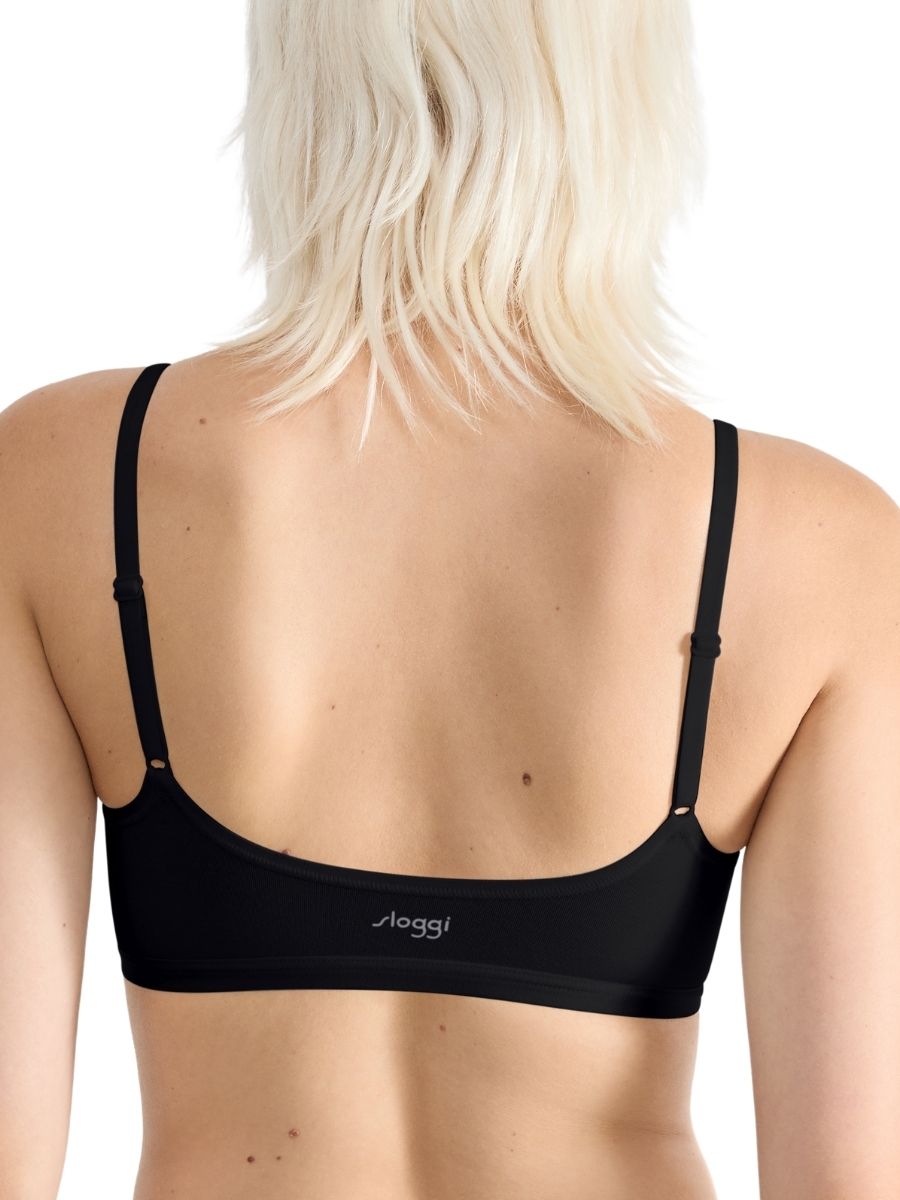 Sloggi GO Daily Cotton Top Non-Wired Pullover Bralette Underwear Lingerie - Picture 3 of 19
