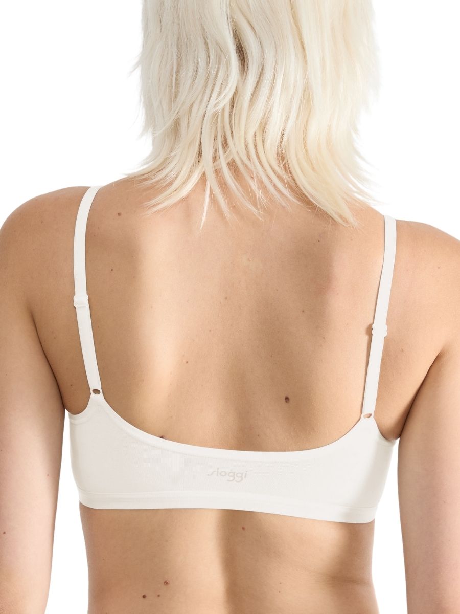 Sloggi GO Daily Cotton Top Non-Wired Pullover Bralette Underwear Lingerie - Picture 15 of 19