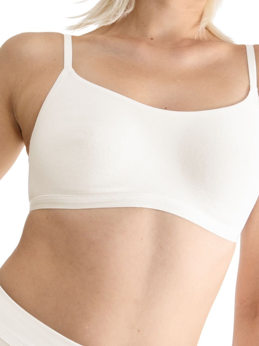 Sloggi GO Daily Cotton Top Non-Wired Pullover Bralette Underwear Lingerie - Picture 16 of 19