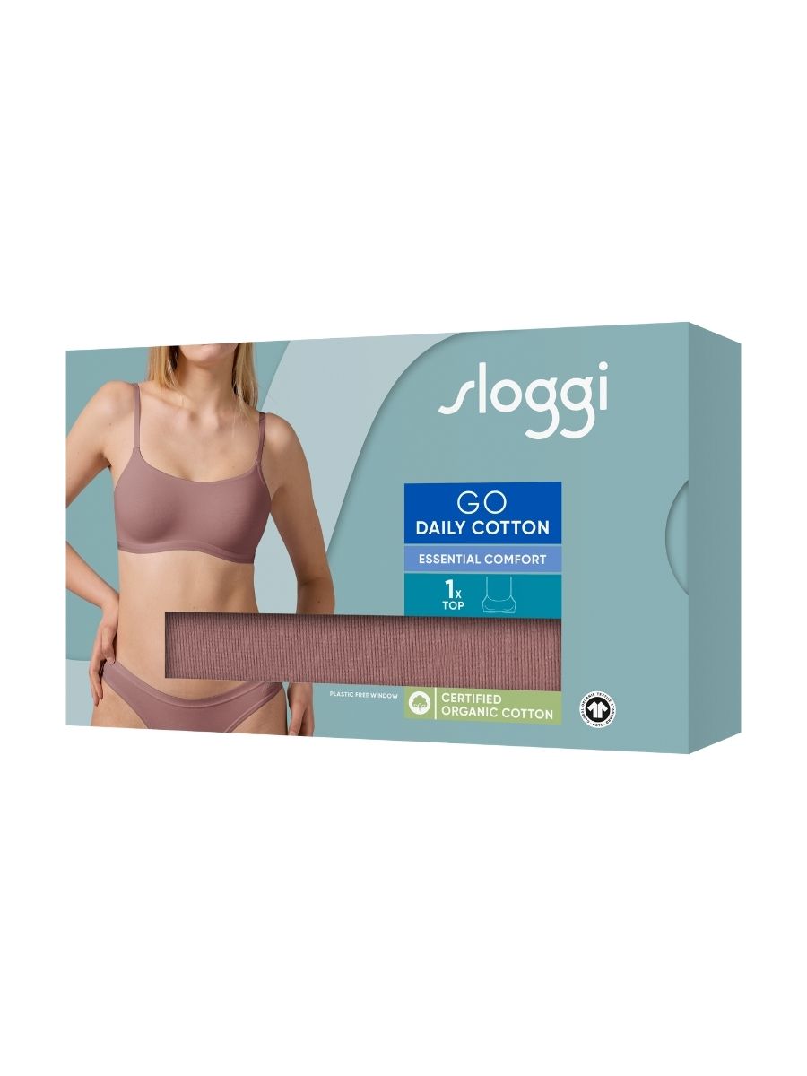 Sloggi GO Daily Cotton Top Non-Wired Pullover Bralette Underwear Lingerie - Picture 13 of 19