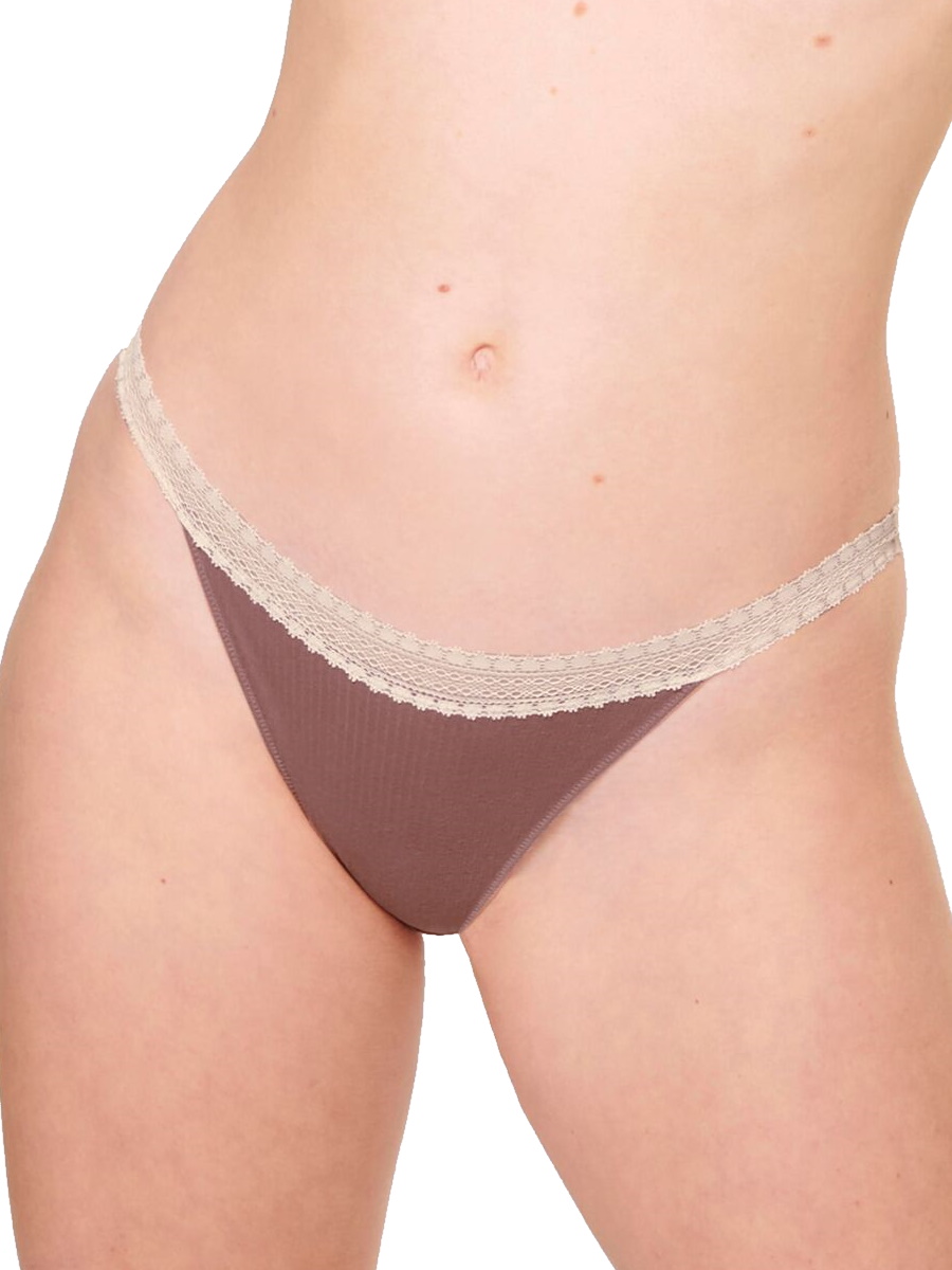 Paquete de 2 calzoncillos Sloggi Tanga GO acanalados C2P tiro medio forrados bragas lencería - Imagen 18 de 28