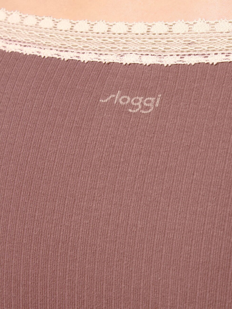 Paquete de 2 calzoncillos Sloggi Tai bragas GO acanalados de algodón orgánico lencería rica - Imagen 20 de 27