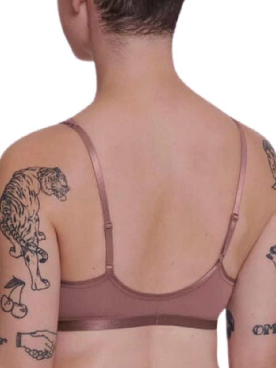 Sloggi Bralette Romance Soft Cup Bra Non Wired Cotton Stretch Top Lingerie - Picture 7 of 16