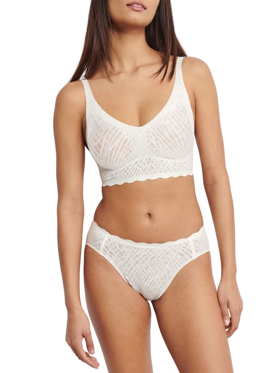 Sloggi ZERO Feel Bliss Bralette Bezfiszbinowy Miękka miseczka Sweter Biustonosz Bezszwowy - Zdjęcie 32 z 34