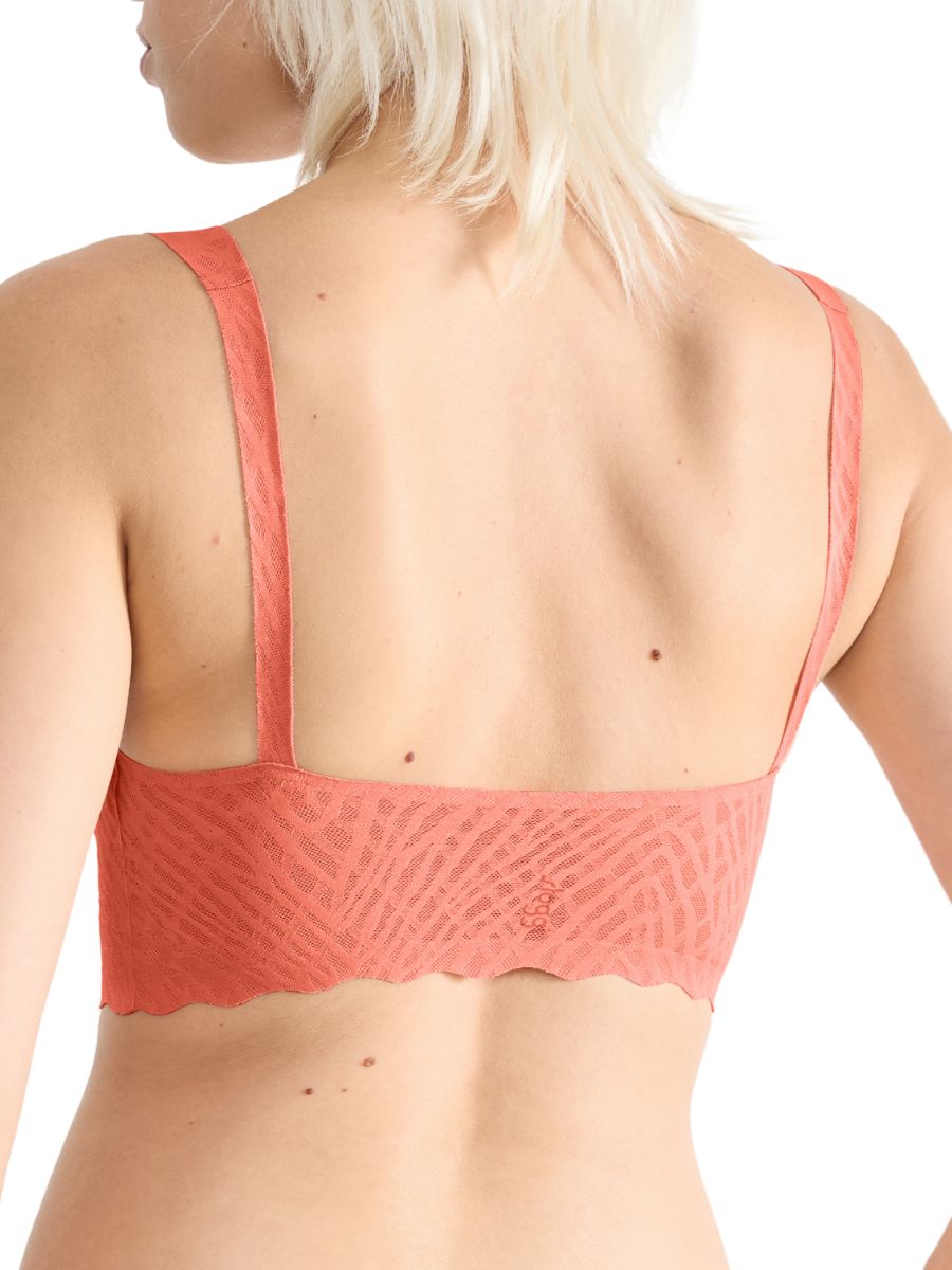 Sloggi ZERO Feel Bliss Bralette Bezfiszbinowy Miękka miseczka Sweter Biustonosz Bezszwowy - Zdjęcie 8 z 34