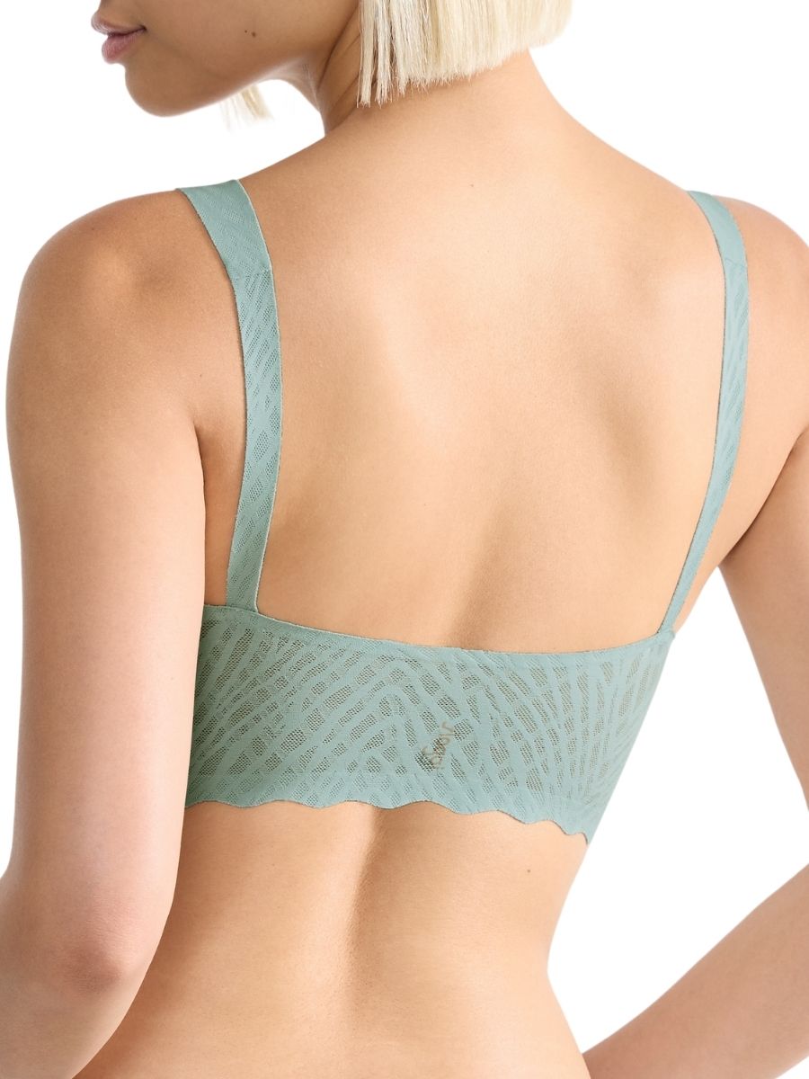 Sloggi ZERO Feel Bliss Bralette Bezfiszbinowy Miękka miseczka Sweter Biustonosz Bezszwowy - Zdjęcie 27 z 34