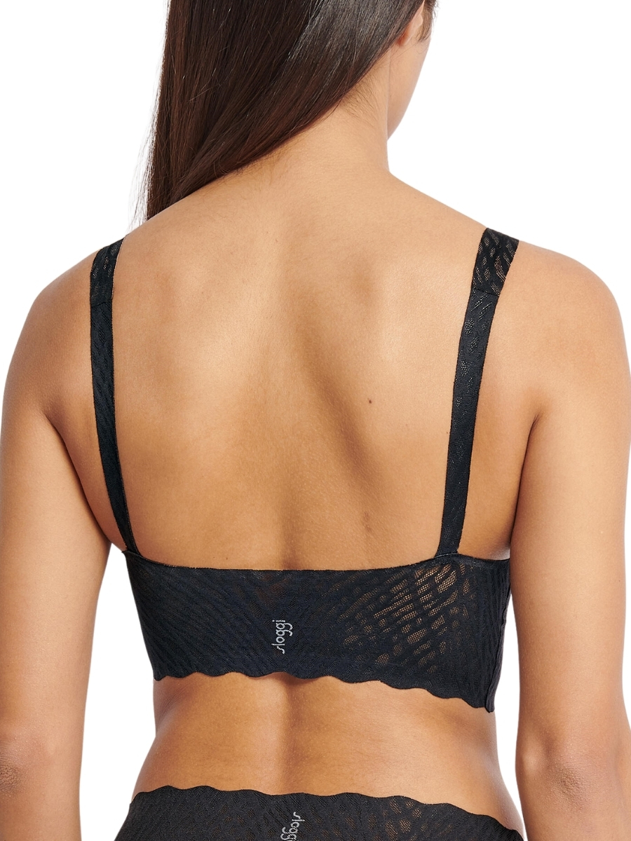 Sloggi ZERO Feel Bliss Bralette Bezfiszbinowy Miękka miseczka Sweter Biustonosz Bezszwowy - Zdjęcie 3 z 34