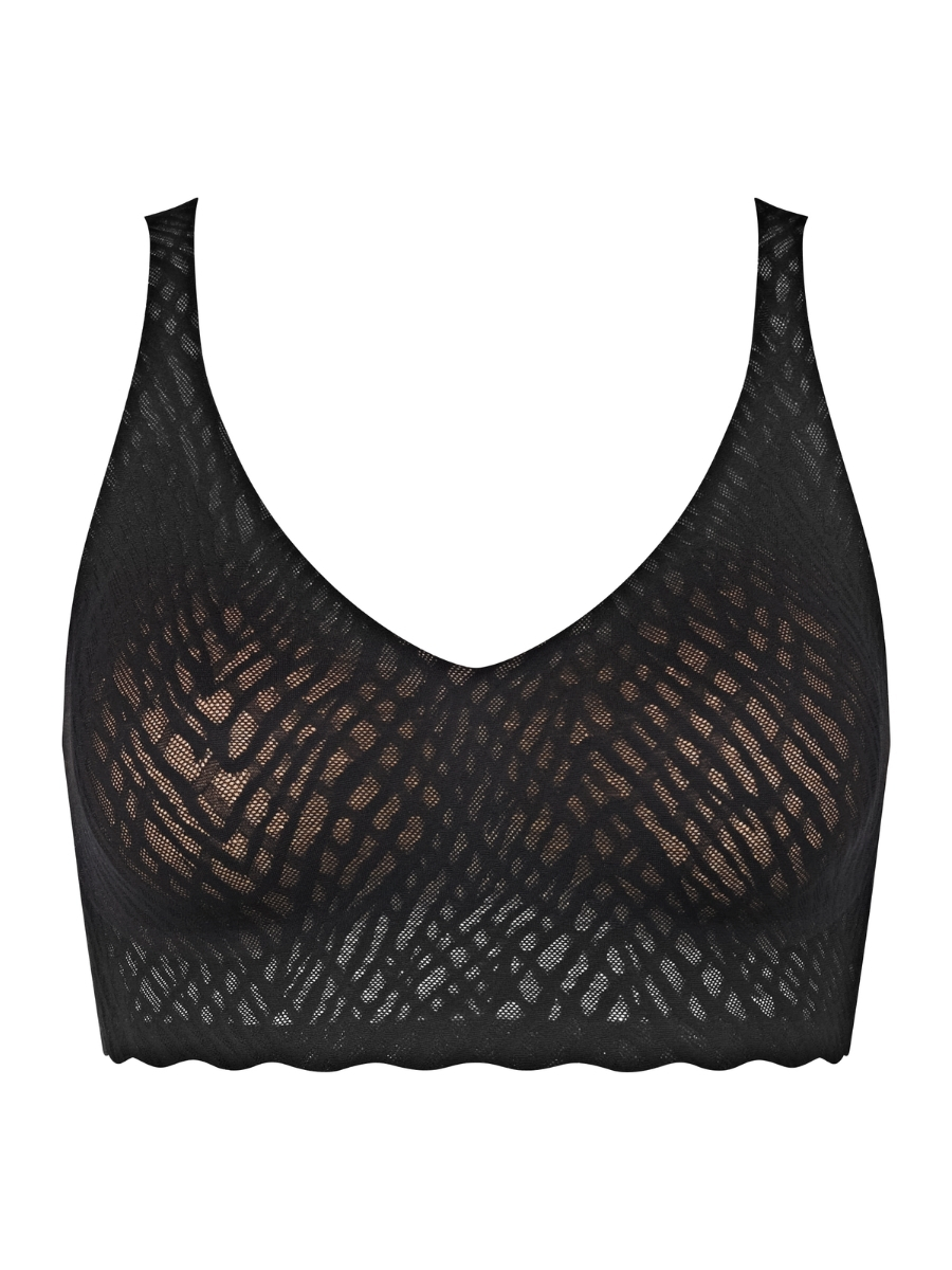 Sloggi ZERO Feel Bliss Bralette Bezfiszbinowy Miękka miseczka Sweter Biustonosz Bezszwowy - Zdjęcie 5 z 34