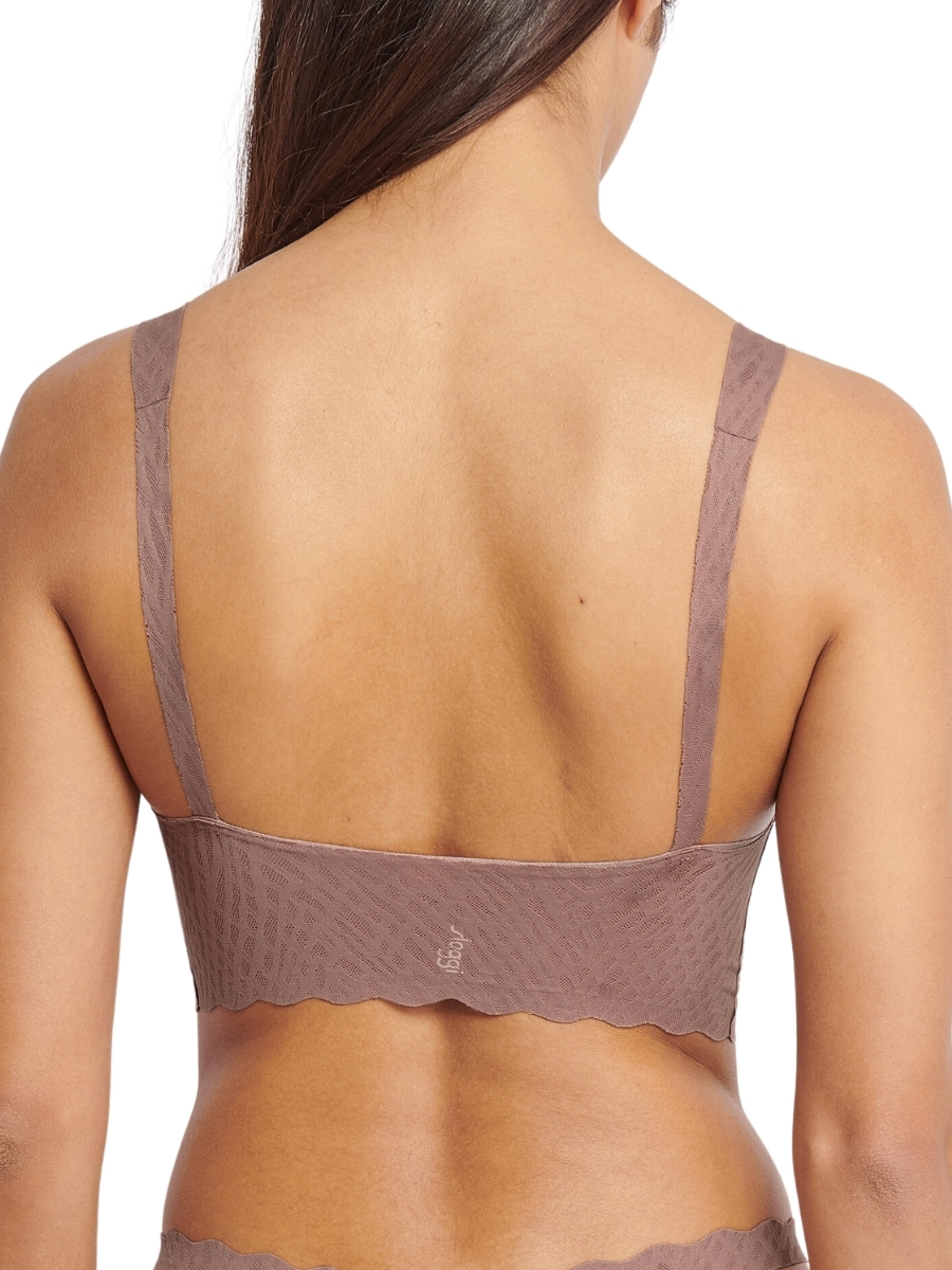 Sloggi ZERO Feel Bliss Bralette Bezfiszbinowy Miękka miseczka Sweter Biustonosz Bezszwowy - Zdjęcie 12 z 34