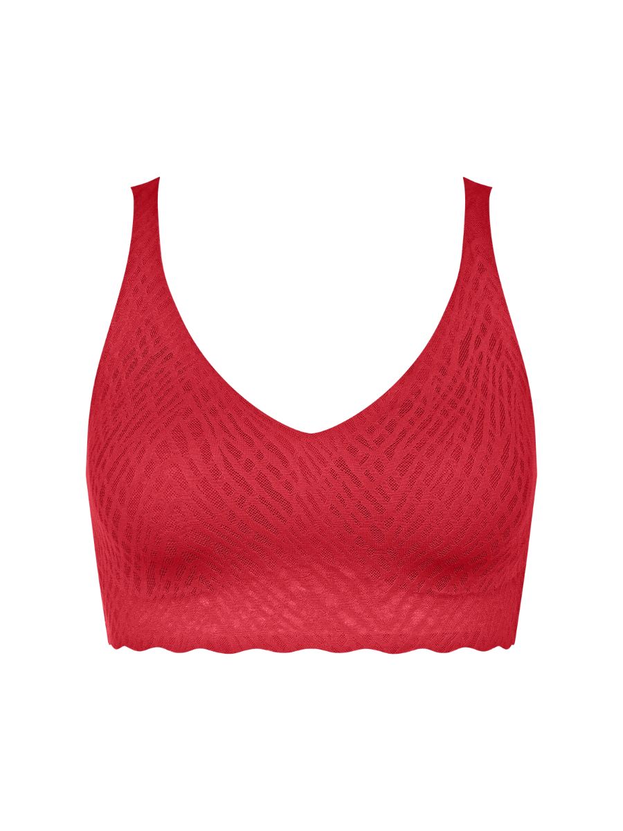 Sloggi ZERO Feel Bliss Bralette Bezfiszbinowy Miękka miseczka Sweter Biustonosz Bezszwowy - Zdjęcie 24 z 34