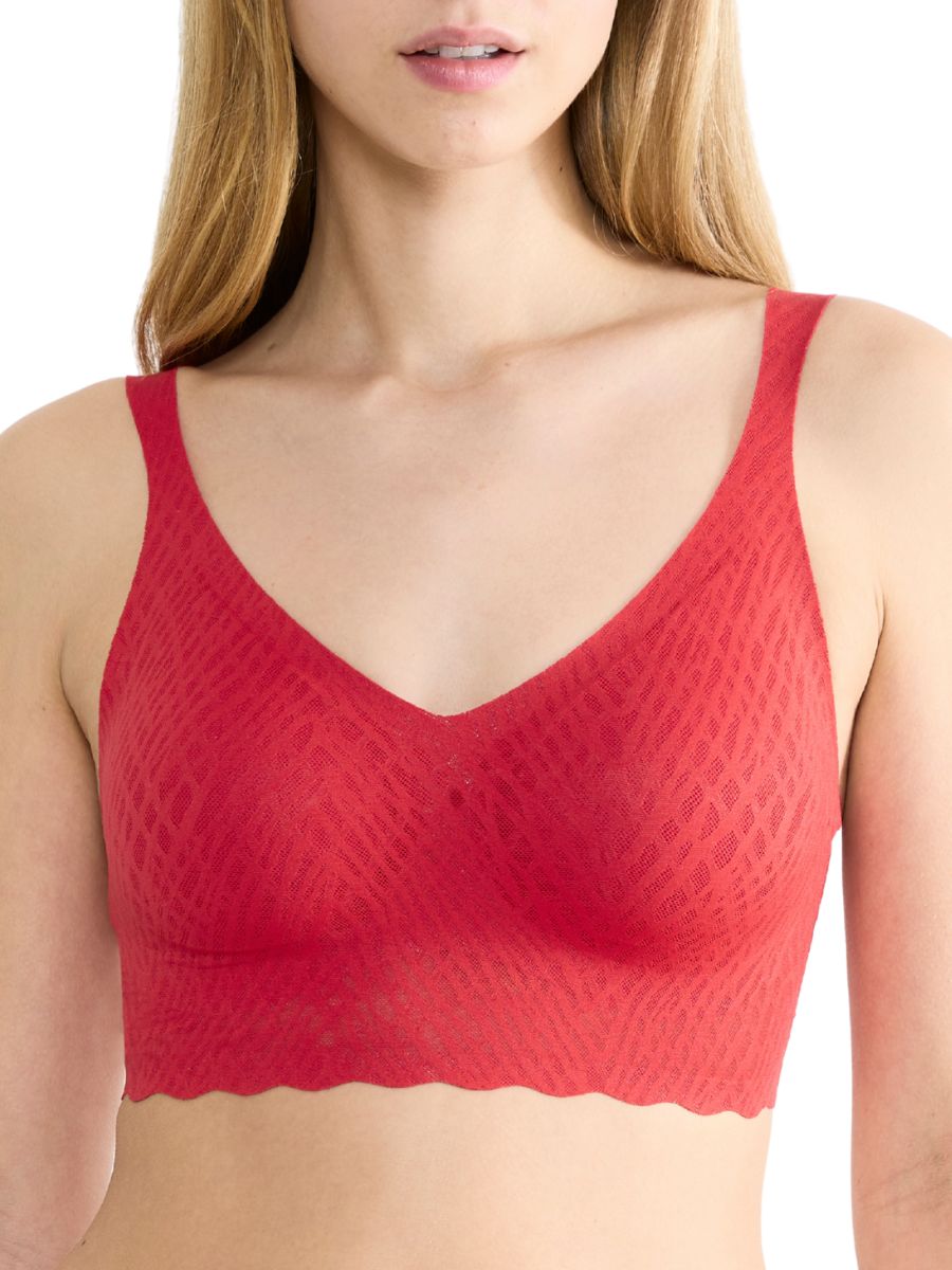 Sloggi ZERO Feel Bliss Bralette Bezfiszbinowy Miękka miseczka Sweter Biustonosz Bezszwowy - Zdjęcie 21 z 34