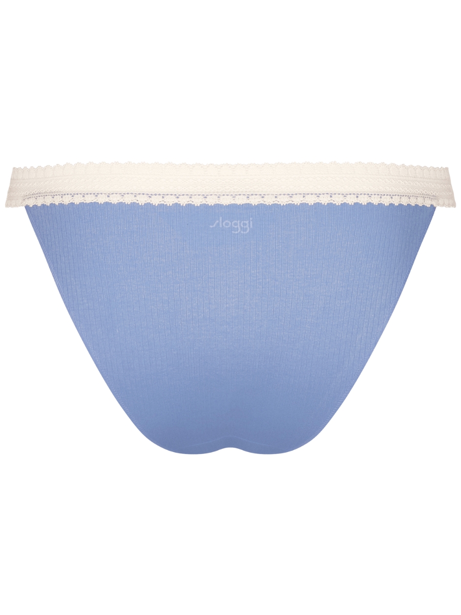 Paquete de 2 calzoncillos Sloggi Tanga GO acanalados C2P tiro medio forrados bragas lencería - Imagen 27 de 28