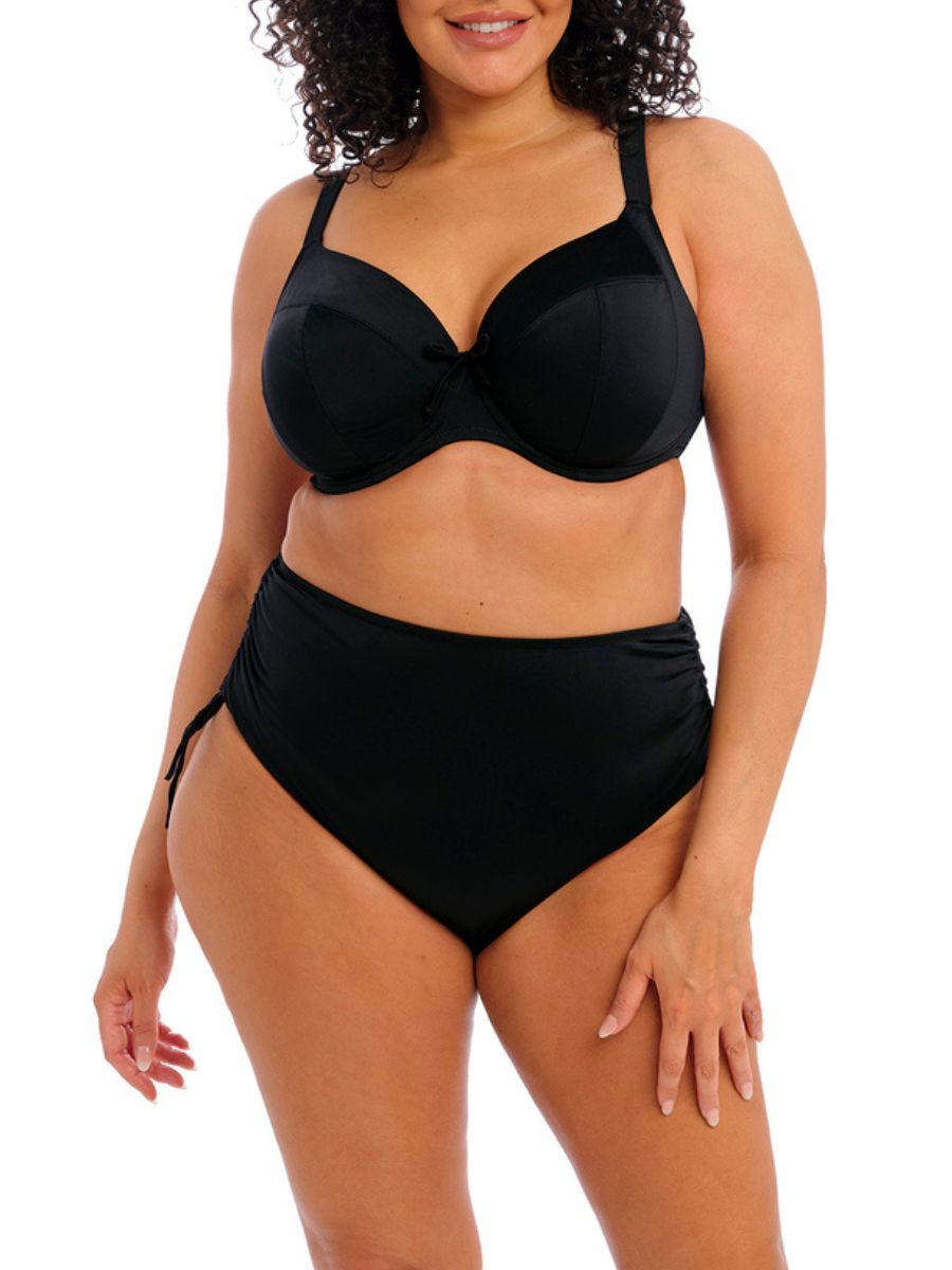 Elomi Plain Sailing Plunge Bikini Top Underwired Fully Lined Swim Top Swimwear