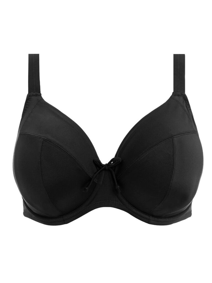 Elomi Plain Sailing Plunge Bikini Top Underwired Fully Lined Swim Top Swimwear - Picture 4 of 19