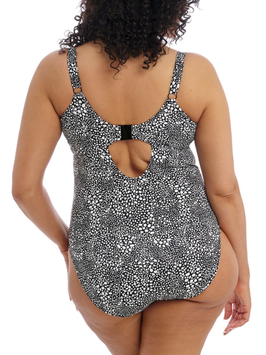 Elomi Pebble Cove Swimsuit Non Wired Plunge Swim One Piece Swimwear - Picture 4 of 17