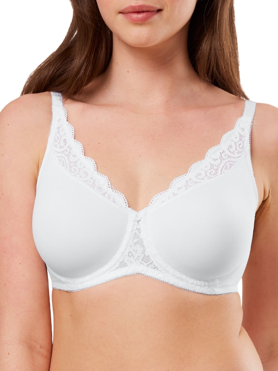 Triumph Amourette Bra W01 Underwired Minimizer Bras High Apex Lace Lingerie - Zdjęcie 12 z 16