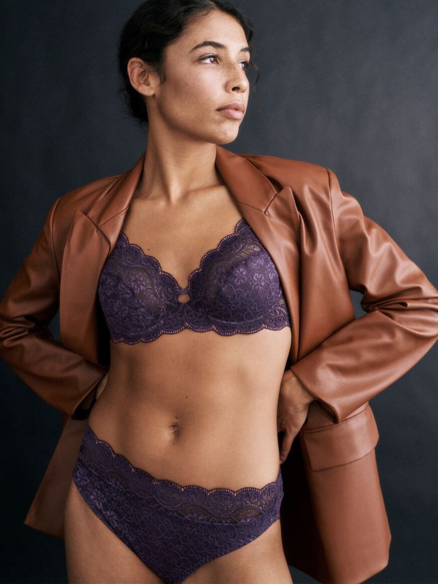 Triumph Amourette Underwired Bra 300 W X Full Cup Non Padded Lace Bras Lingerie - Picture 21 of 35