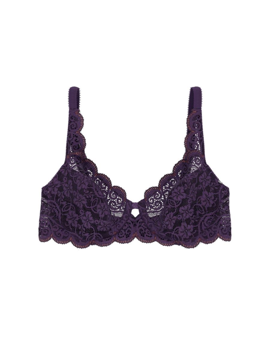 Triumph Amourette Underwired Bra 300 W X Full Cup Non Padded Lace Bras Lingerie - Picture 27 of 35
