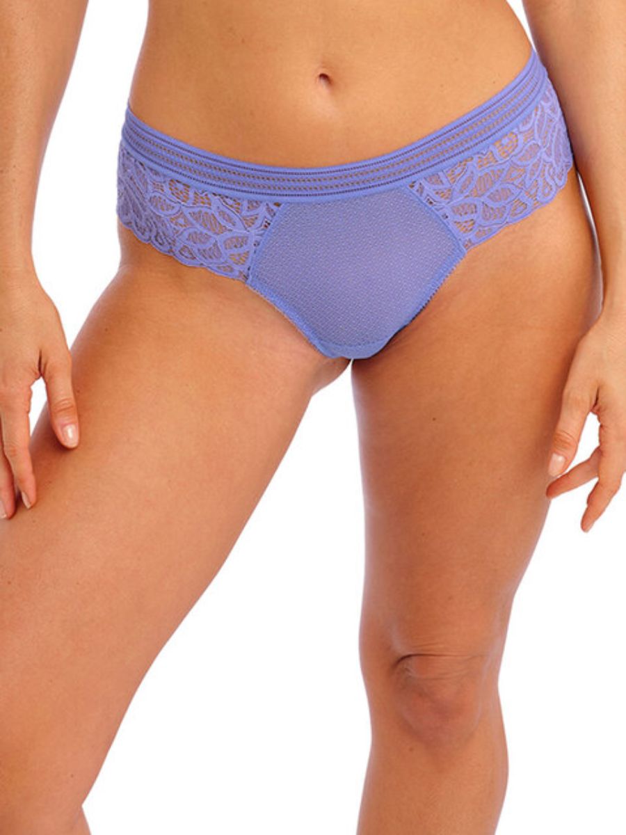 Calzoncillos Wacoal Raffine Tanga tiro bajo calzoncillo baja cobertura encaje bragas lencería - Imagen 7 de 27