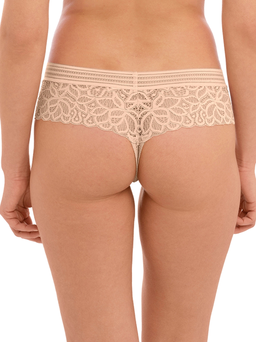 Calzoncillos Wacoal Raffine Tanga tiro bajo calzoncillo baja cobertura encaje bragas lencería - Imagen 15 de 27