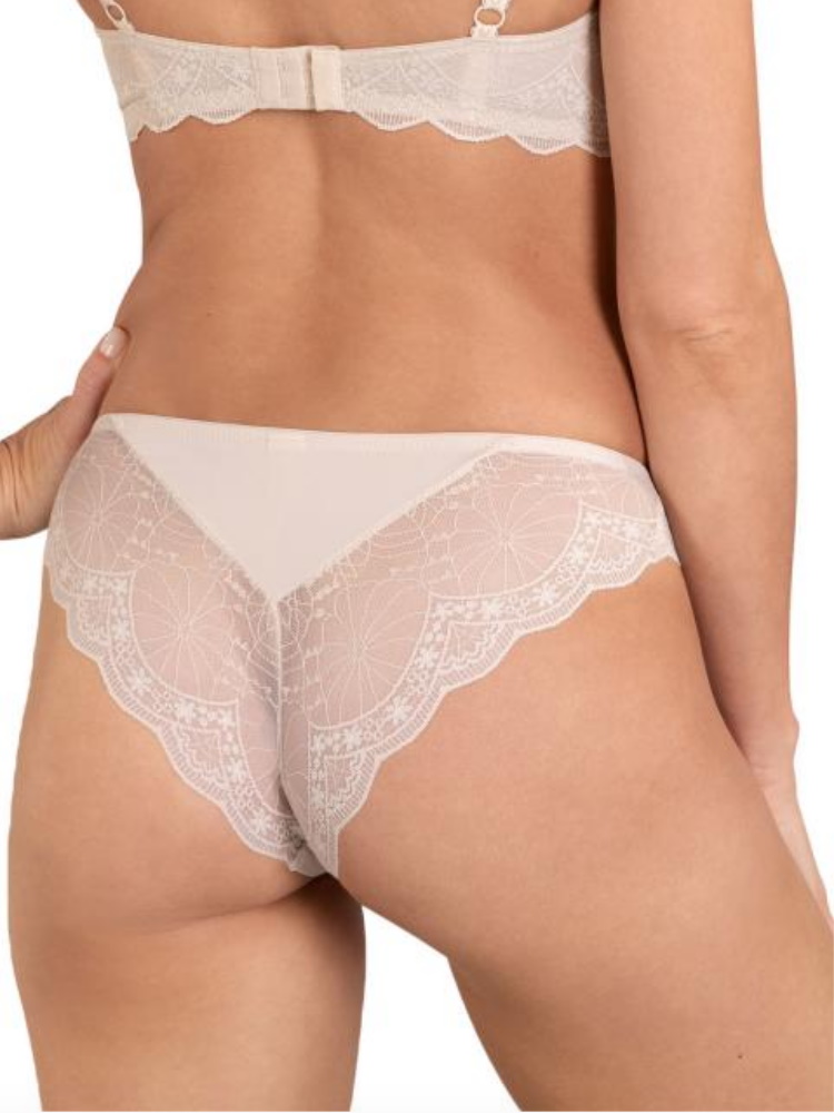 Naturana Tanga Slip Low Rise Spitze Schlüpfer gefüttert Stretch Slip Dessous - Bild 6 von 6