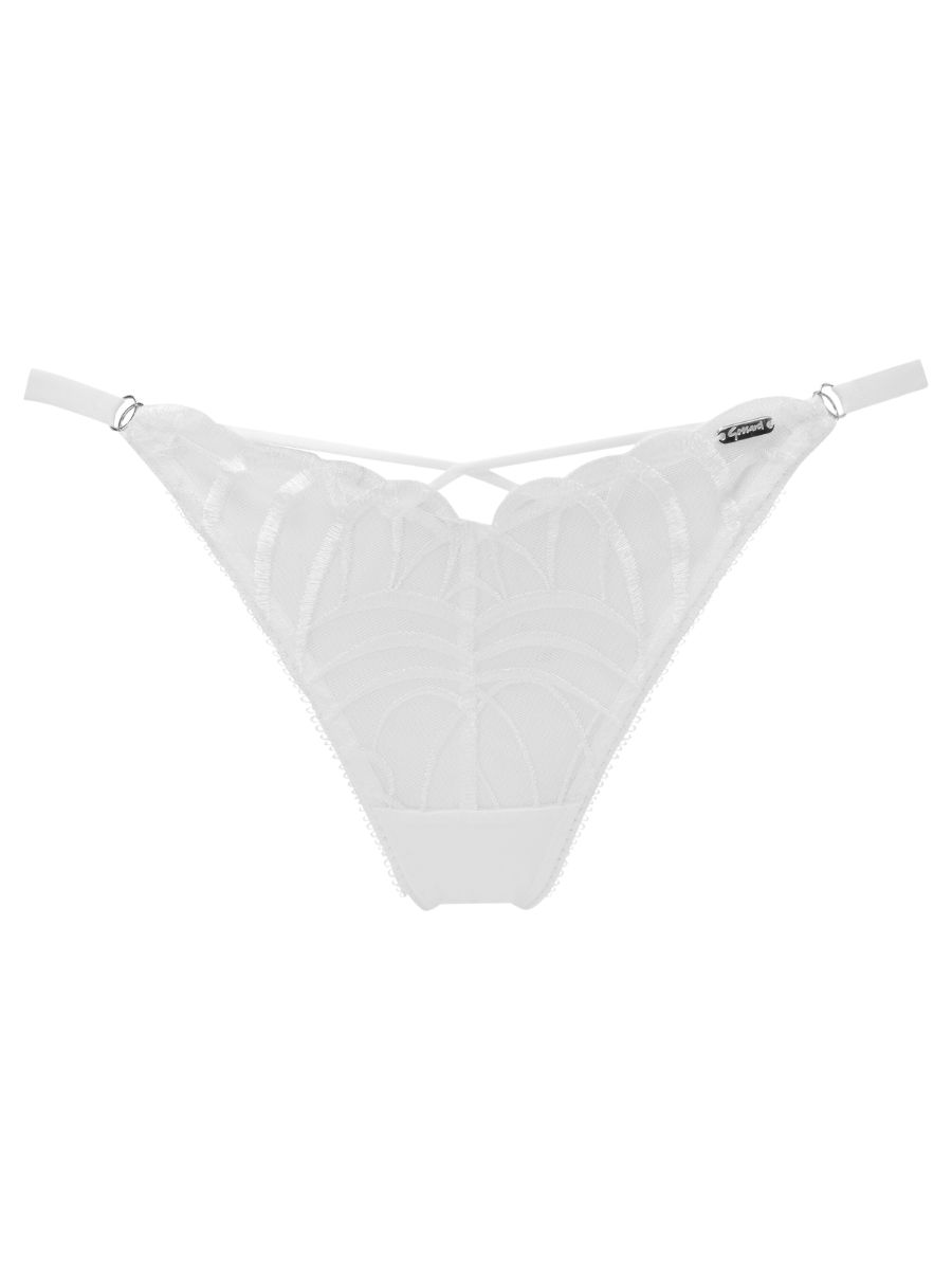 Gossard Fiesta Brief Knickers Strappy Thong Mid Rise Embroidered Lingerie - Picture 13 of 14