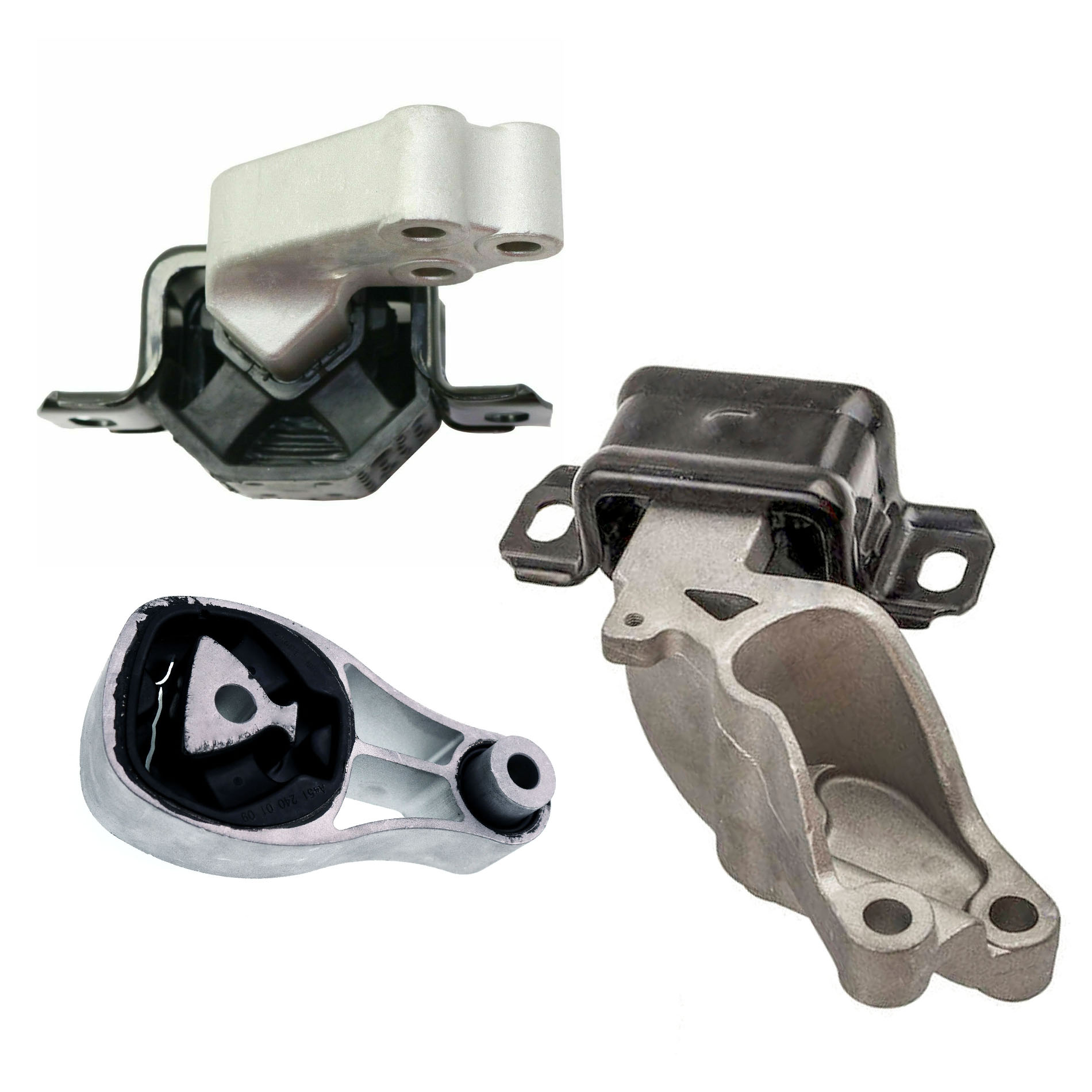 Set 3PCS Engine Motor & Trans. Mount For 20082015 Smart Fortwo 1.0L