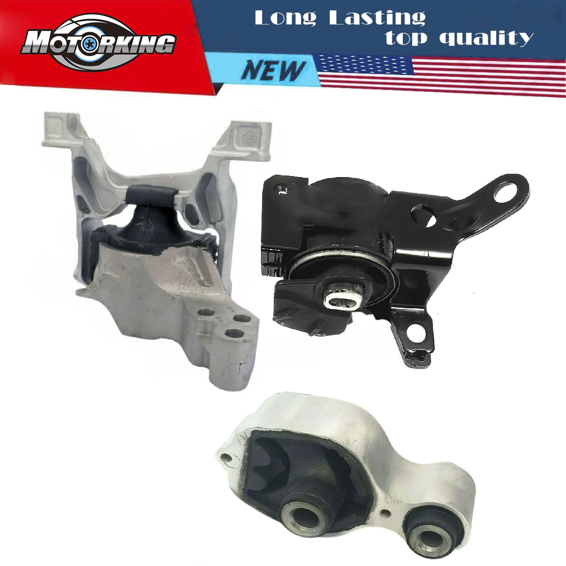キュー メッヅ MSP-MT High Quality Engine & Trans Mount 3PCS For 16-20 Mitsubishi