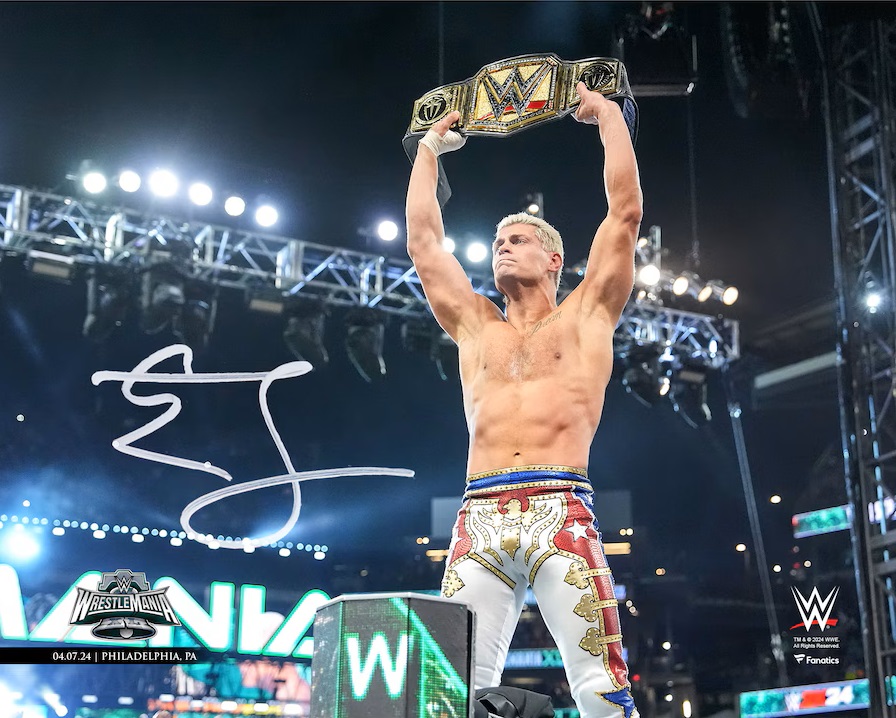 ●コーディ・ローデス●Cody Rhodes●サイン入ポスター●WWE WWEカード Cody Rhodes コーディ・ローデス サインカード /25