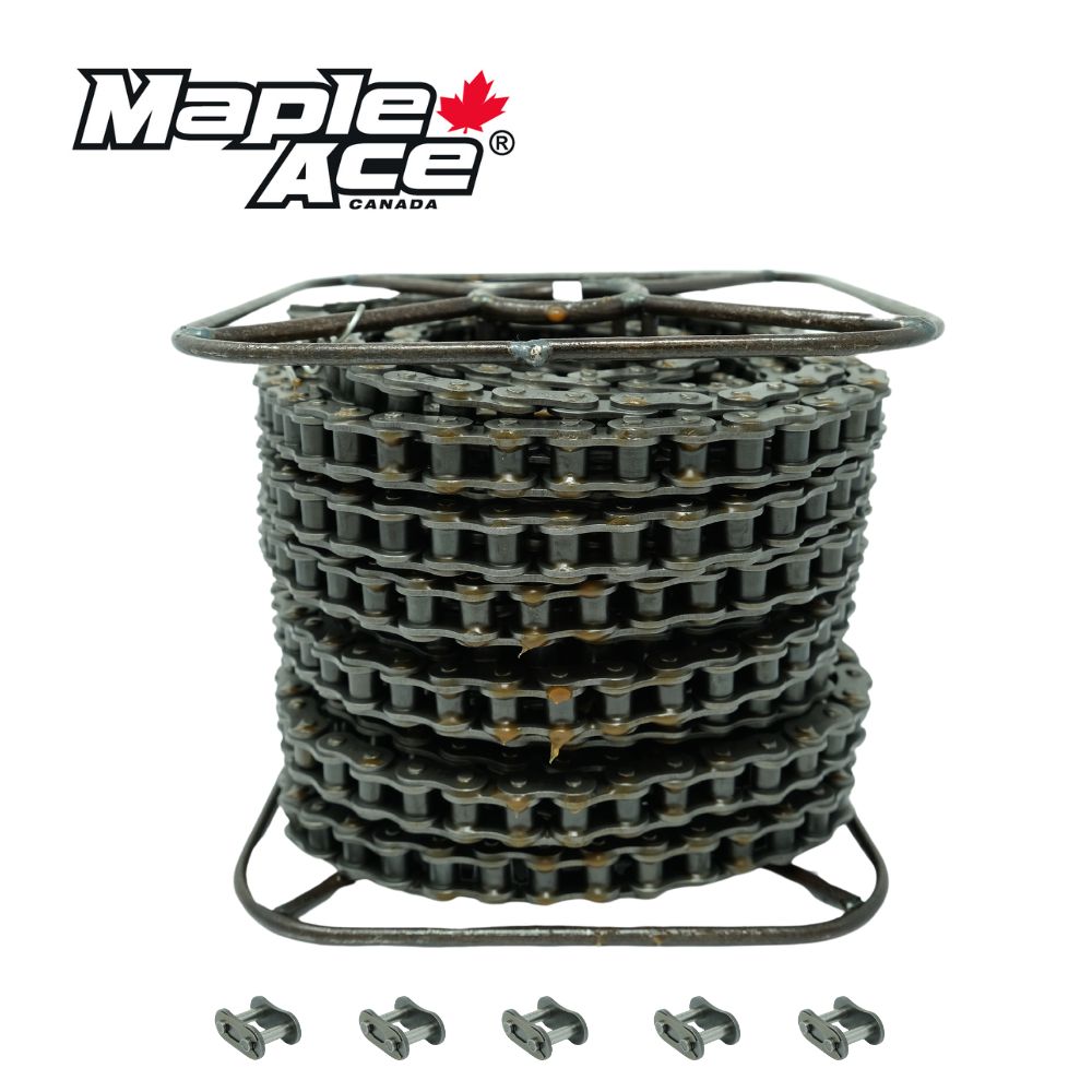MAPLE ACE 80H Heavy Duty Roller Chain Master Link (Pack Of 2) | 1" Pitch Connecting Link For #80H Chain