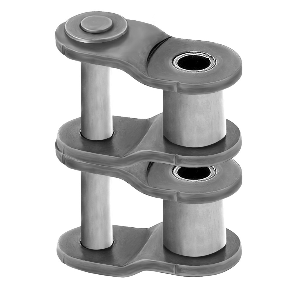 Medio eslabón desplazado 80H-2 para cadena de rodillos de alta resistencia doble filamento - Imagen 3 de 4