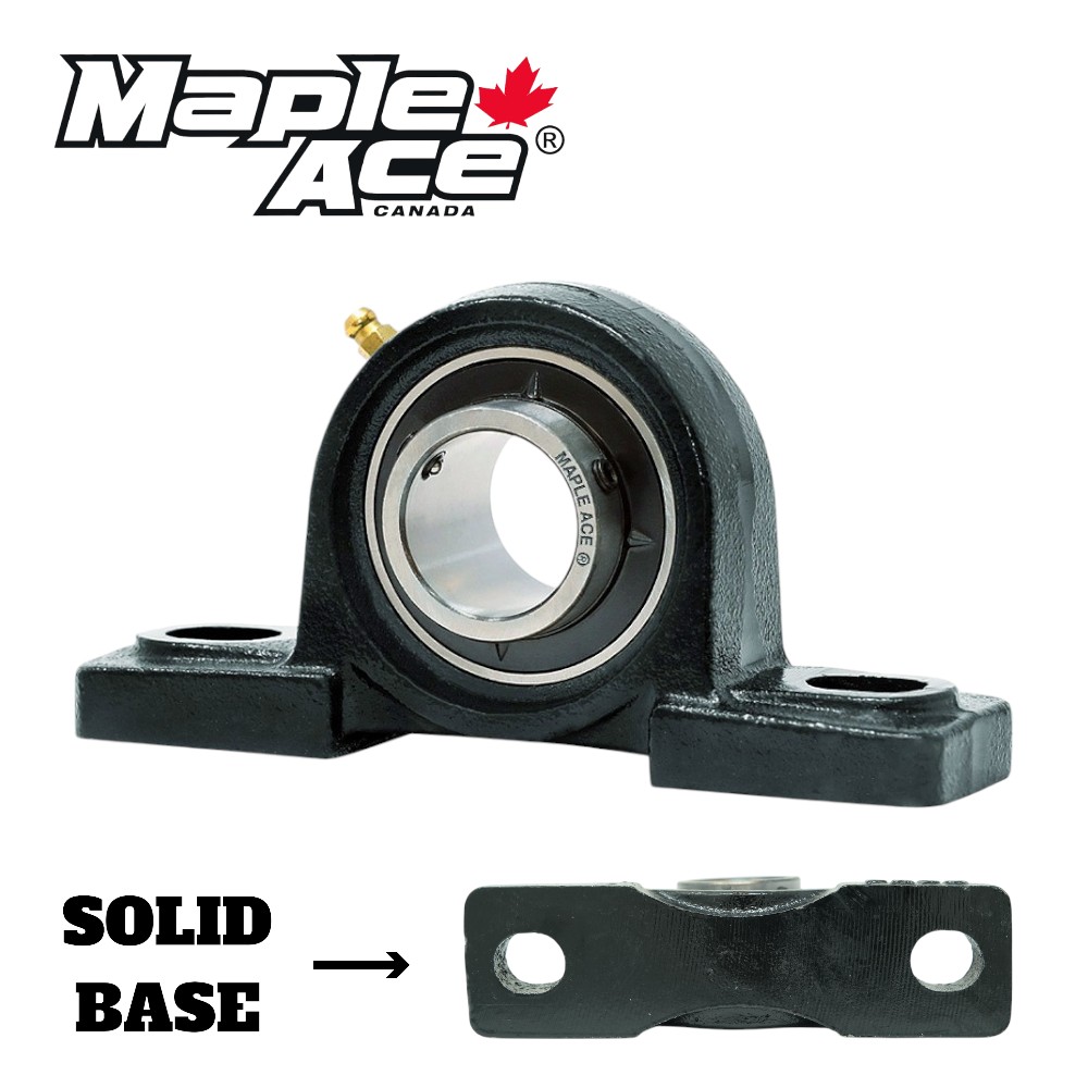 UCP207-21 Pillow Block Bearing 1-5/16" Bore, 2-Bolt, Self-Aligning, Solid Base
