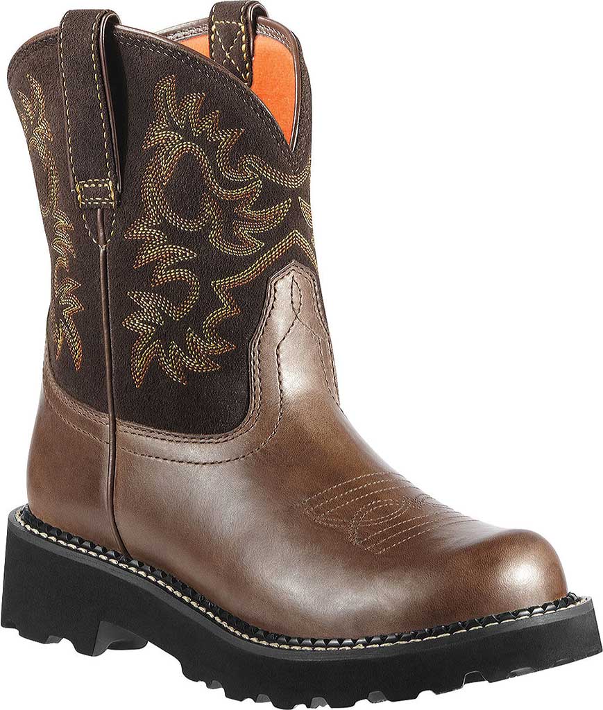 New Women's Ariat Fatbaby Original Shoe and Boot, Brown Rebel/Brownie