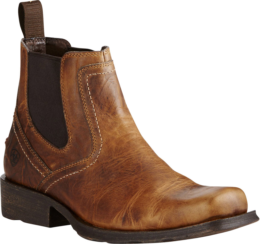 Best Men's Ariat Midtown Rambler Chelsea Boot Shoe and Boot, Barn Brown