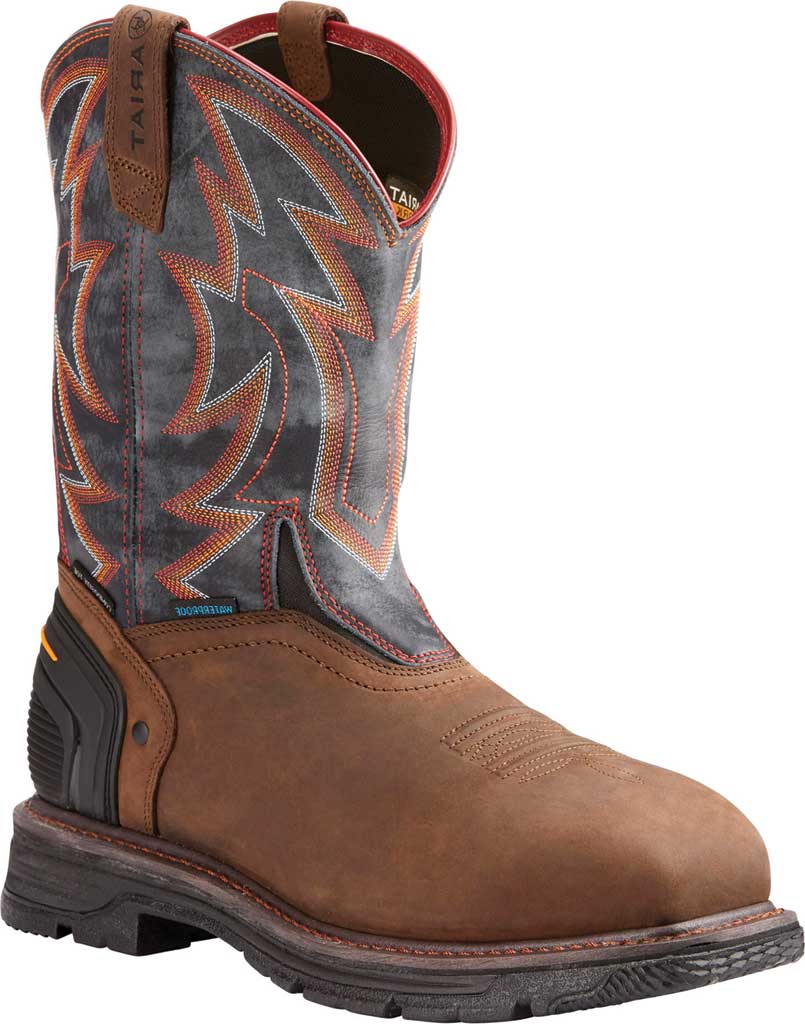 New Men's Ariat Catalyst Thunder VX H2O Composite Toe Work Boot, Oily