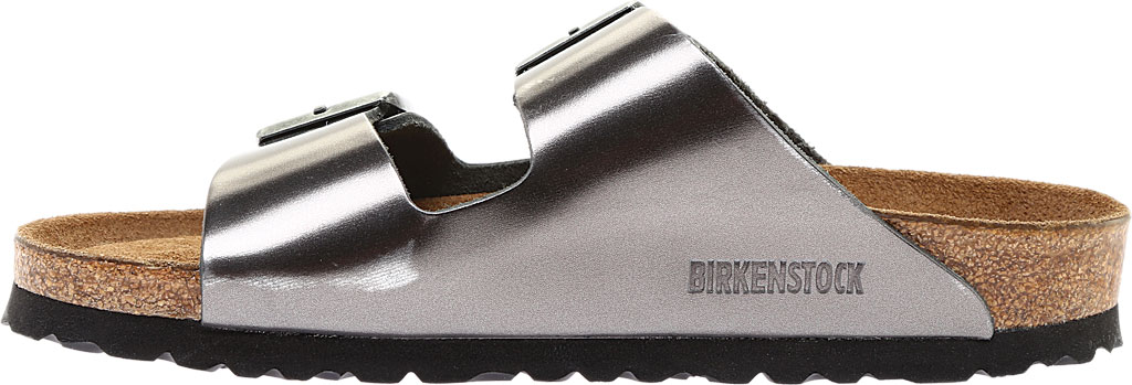 birkenstock rose gold arizona soft footbed metallic sandals