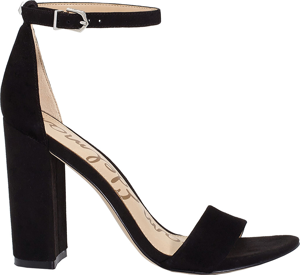 Sam Edelman Black Suede Yaro Sandals | Black suede, Clothes design, Fashion design