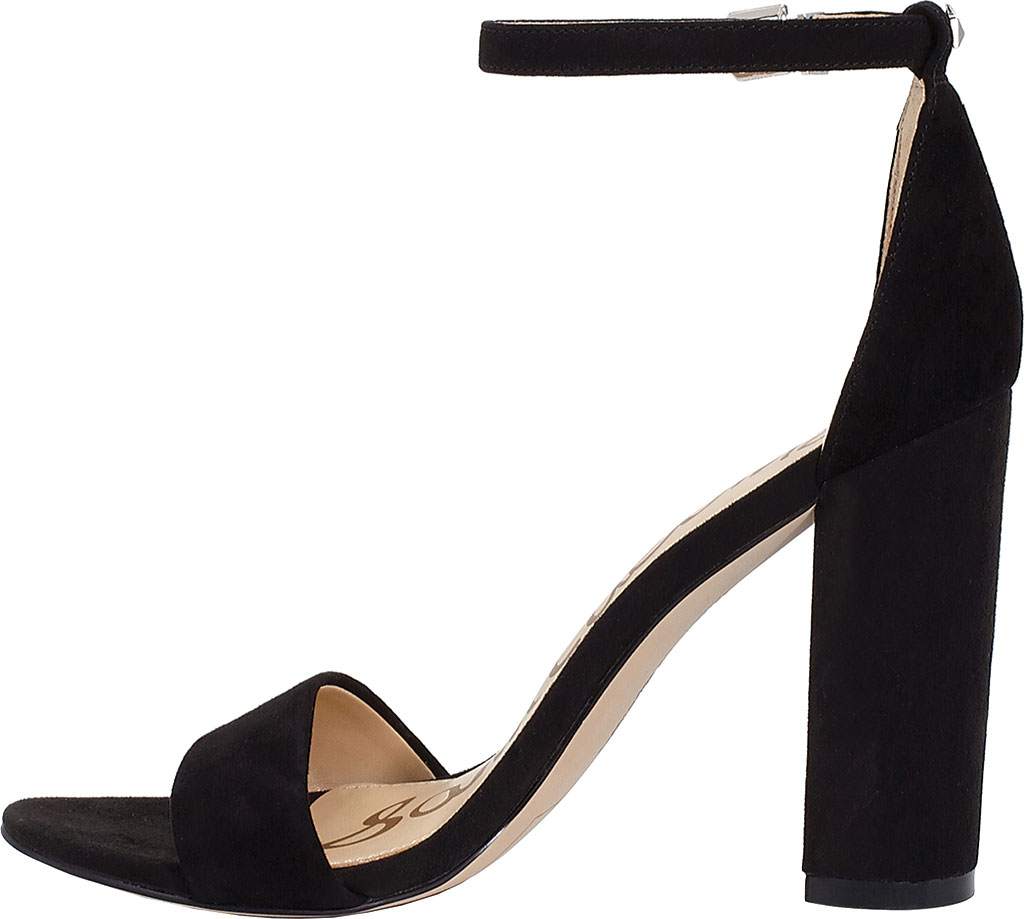 Sam Edelman 'Yaro' ankle strap suede sandals ($155) liked on Polyvore featuring shoes, sandals 