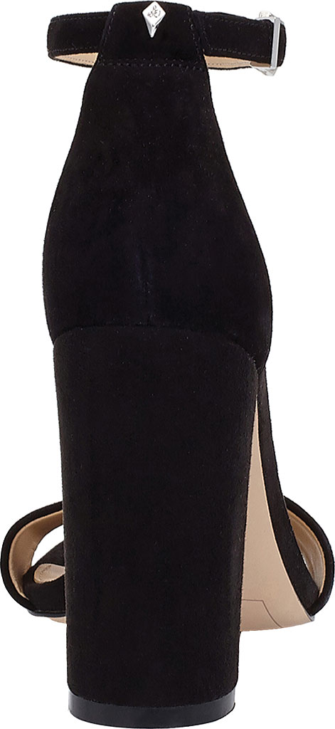 Sam Edelman Yaro Block Heel Sandal, Black Suede | Womens Sandals
