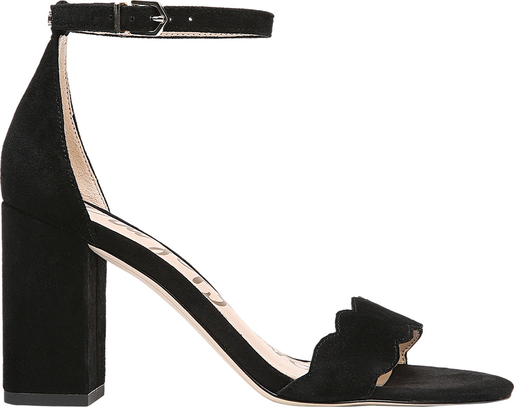 Sam Edelman Women's Odila Heeled Sandal Black Suede Size 7.5 Nxk2 for sale online | eBay