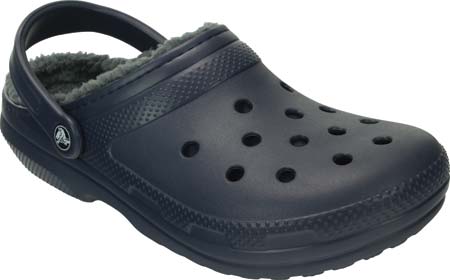 lined crocs size 5