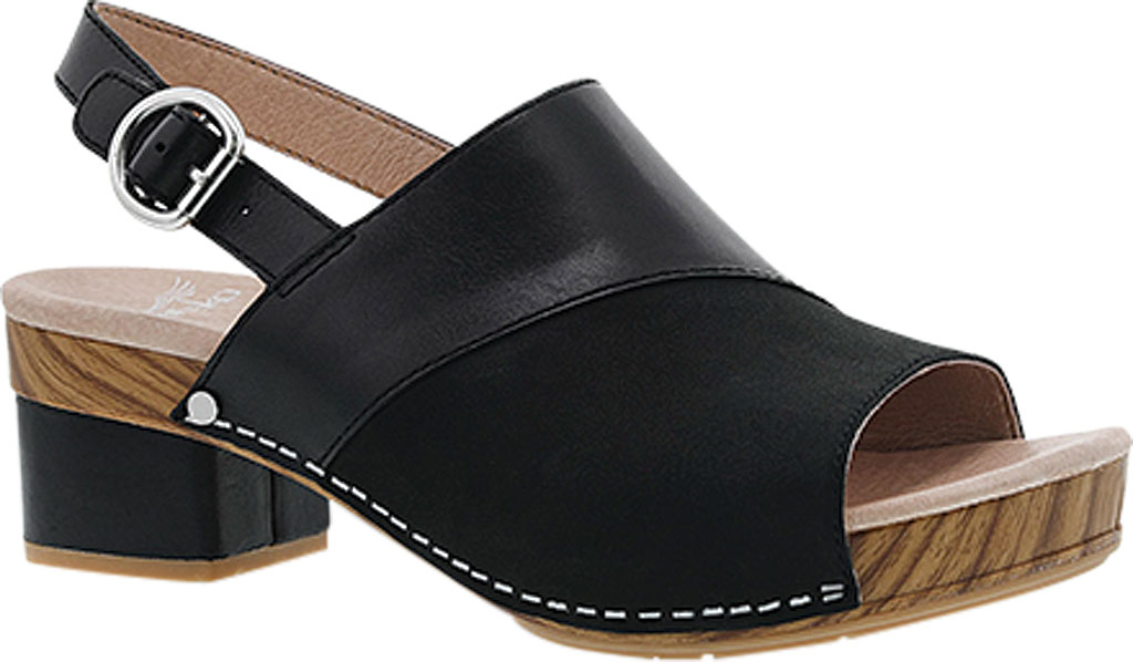 New Women's Dansko Madalyn Slingback Shoe and Boot, Mango Burnished Calf | beayshopping.com