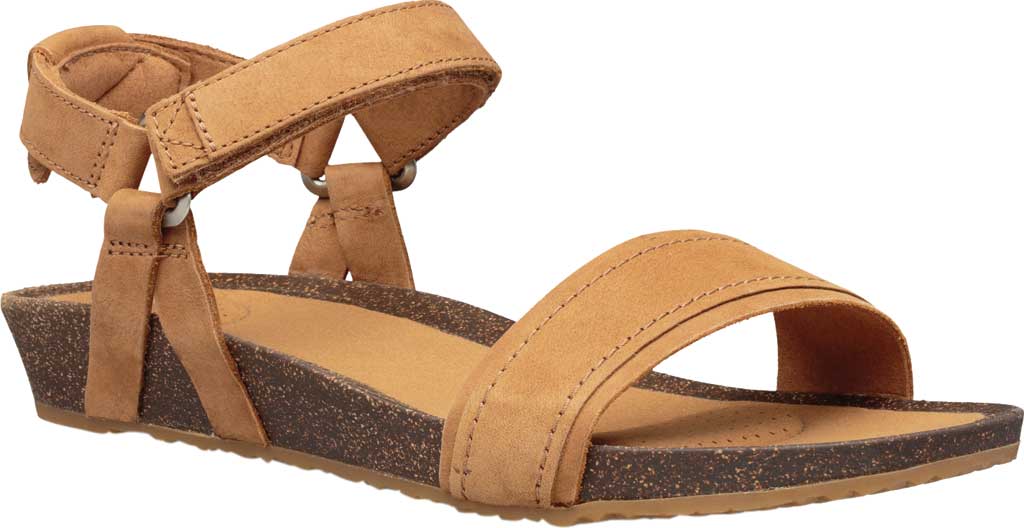 Teva Sandalen Dames Goedkoop - Teva Mahonia Stitch Wedge Sandalen Bruin
