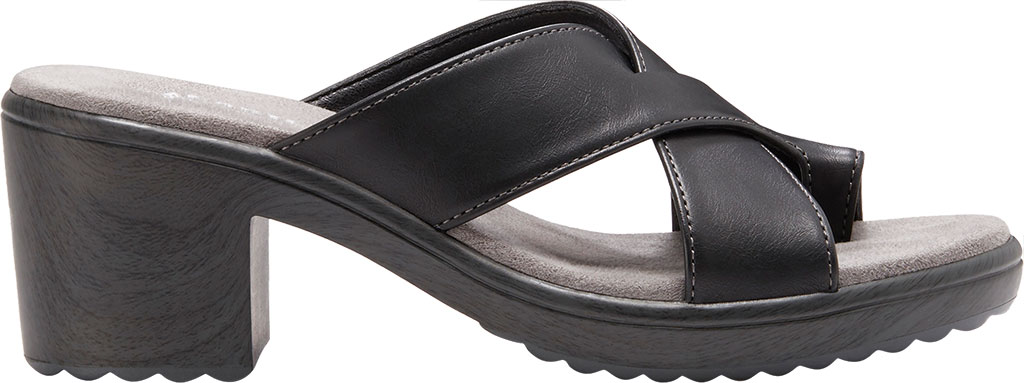toe loop heeled sandals